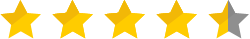 Valutazione 4 stelle su 5
