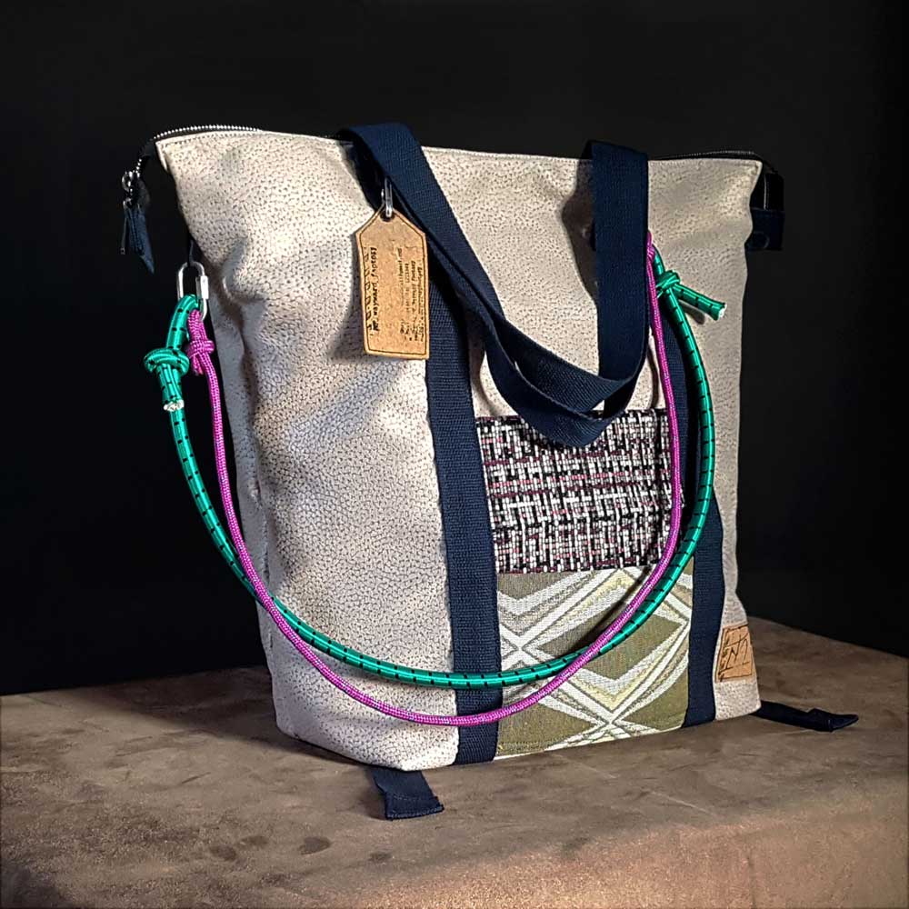 Urbis-Tek totebag backpack in Verbena color palette